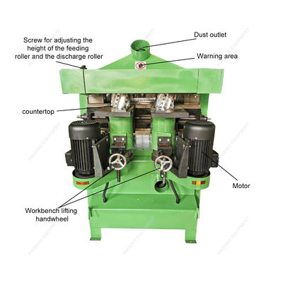 Macchina per la lavorazione del legno Quattro lati moldabile piantagione spessore spindle moldabile per pavimenti in legno