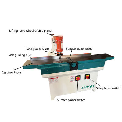 300 mm 400 mm Legno automatico MB503 Pianificatore multifunzionale per il lavoro del legno