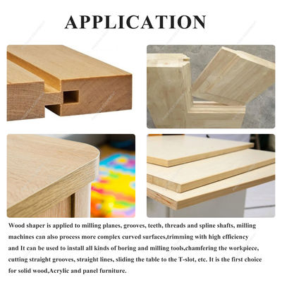Macchine per la fresatura ad alta velocità verticale per la tavola di fresatura monoasse di legno massello