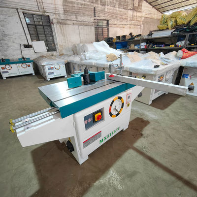 Macchina per modellare il legno a asse singolo con tavolo scorrevole automatico e larghezza di lavoro massima di 800 mm