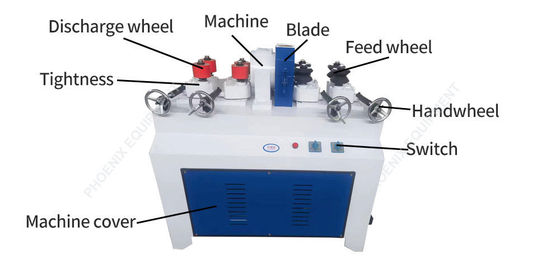 3KW motore principale 400mm Legno rotondo bastone macchina per la fabbricazione di barre rotonde