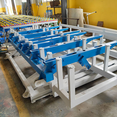 Voltaggio 380V/50Hz/3P Glass Double Edger Machine per la rettifica e la lucidatura a 1-8m/min