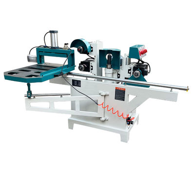 MJ105 Precision Pneumatic Five Disc Saw Tenoning Machine Equipaggiamento di tensione dritta a singola estremità