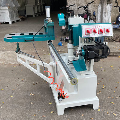 MJ105 Precision Pneumatic Five Disc Saw Tenoning Machine Equipaggiamento di tensione dritta a singola estremità