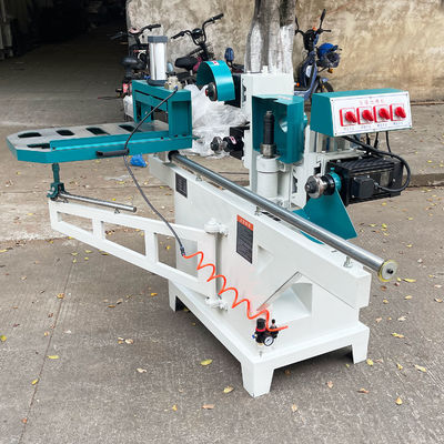 MJ105 Precision Pneumatic Five Disc Saw Tenoning Machine Equipaggiamento di tensione dritta a singola estremità