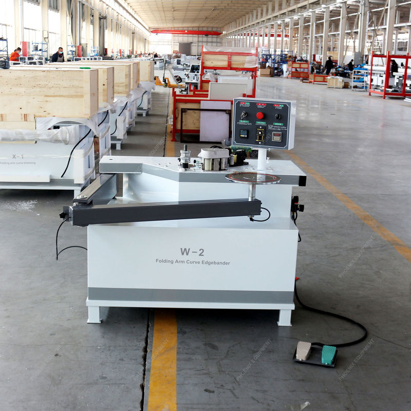 10.8m/min Velocità di alimentazione del pannello Mini braccio pieghevole bordo banding Machine per pannello MDF PVC