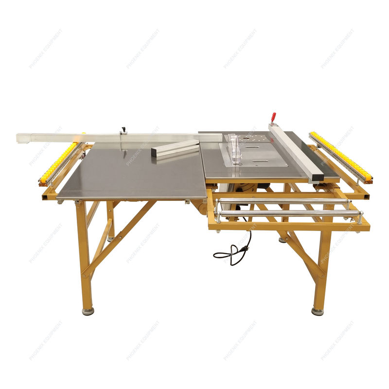 3kw Lama principale di sega PDMJ16 45/90 gradi Tavola pieghevole Seghe di taglio per la lavorazione del legno