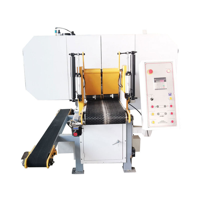 11KW-22KW Potenza del motore principale MJ400 Legno di taglio a banda orizzontale sega macchina con ruote