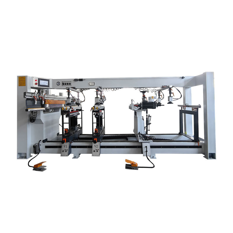 Precisione Legnageria 4 righe Perforazione per mobili Perforazione verticale orizzontale