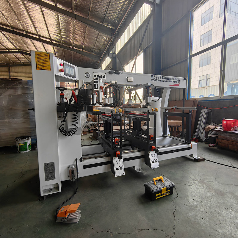 MZ73213A Pannello per la lavorazione del legno Tavola 3 Testa Multi Boring Machine per porta armadi mobili