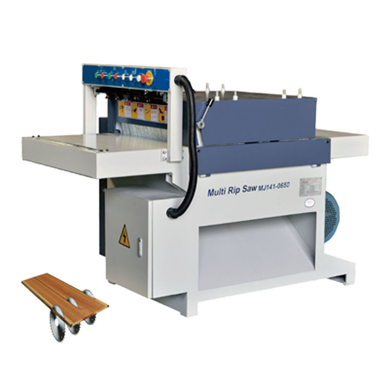 MJ141-0650 Automazione orizzontale Taglio di legno Multi Rip Trimming Saw Machine per segatura