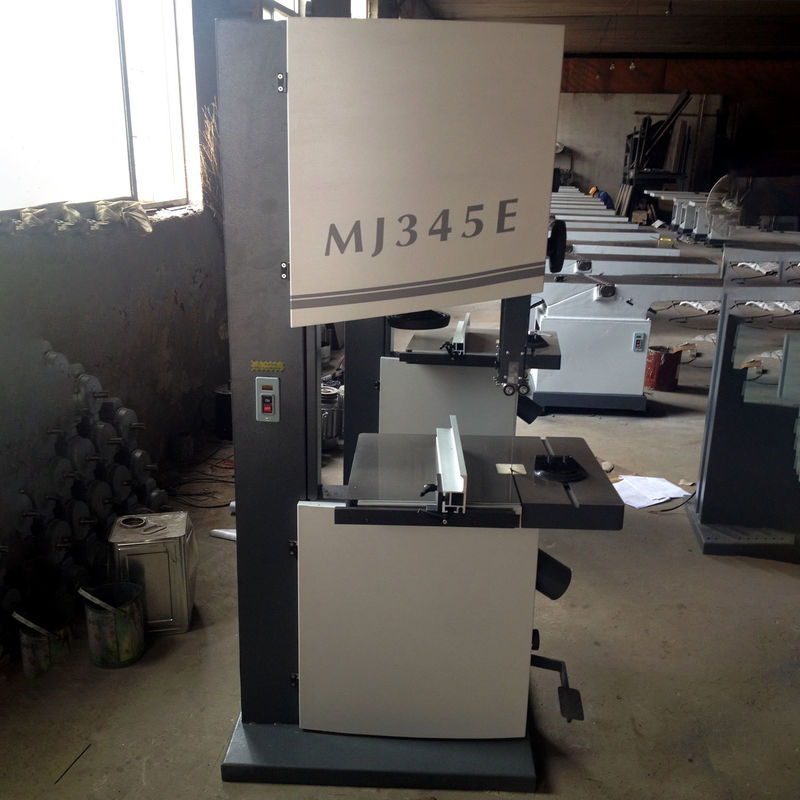 990*760*1800mm Seghe a fascia verticale per la lavorazione del legno per officine di riparazione di macchine MJ345E