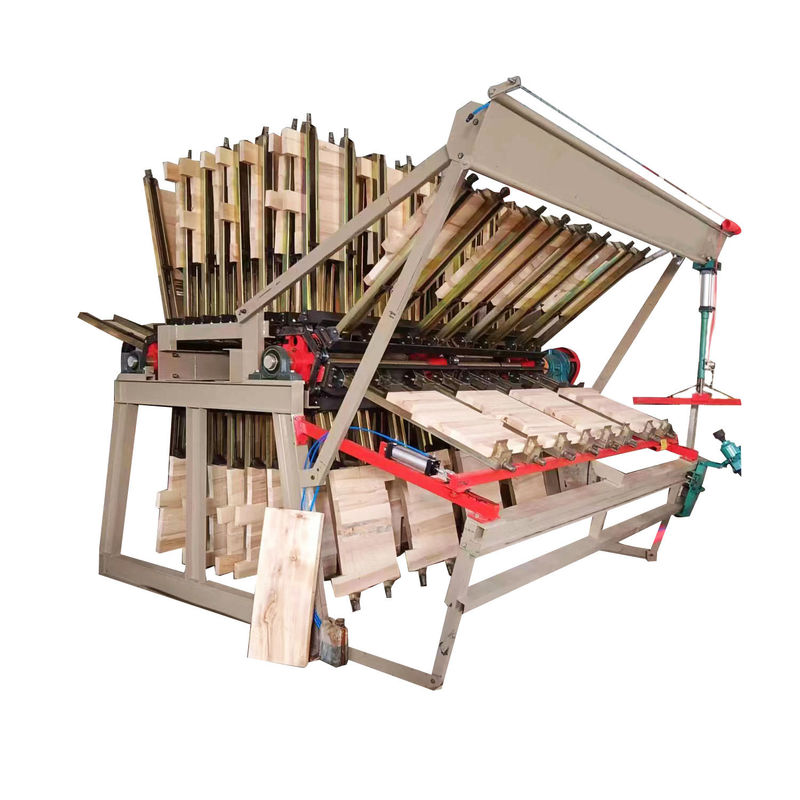 Peso KG 2000 kg MY2500B-20 Semi-automatica 20Row Composer Machine Portatore di pinze per legno massello