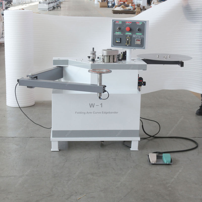 Macchina portatile di incollaggio automatico per fasce di bordo per rivestimento curvo e strisce di legno solido