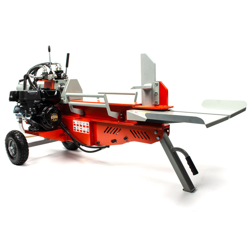 Manuale maniglia di controllo di 18 tonnellate casa idraulica doppio cilindro log splitter per la frantumazione del legno