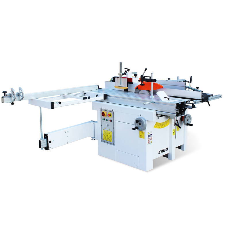 5 in 1 Tavola Pianificatore di legno Combinazione Macchina per la lavorazione del legno Spessore Pianificatore C300 300x1500mm