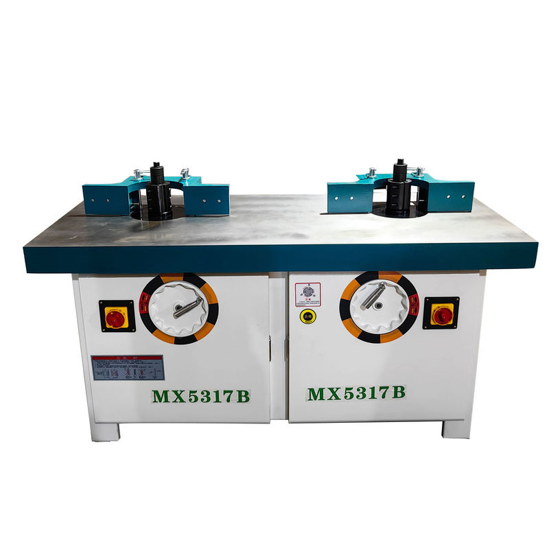 35 mm Spindle Dia MX5317 Legnageria Verticale Doppio Spindle Shaper Machine per porta in legno